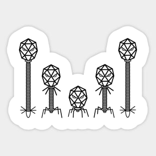 Bacteriophage Sticker